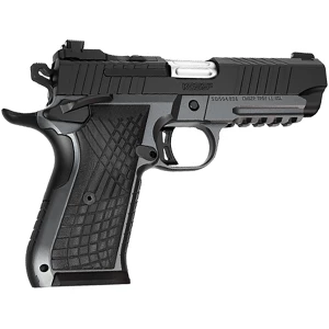 Kimber KDS9C 9mm gray and black pistol with optic-ready slide and G10 grips