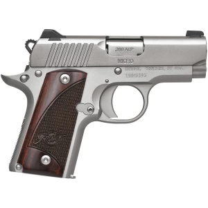 Kimber Micro Stainless Rosewood .380 ACP pistol with 2.75in barrel