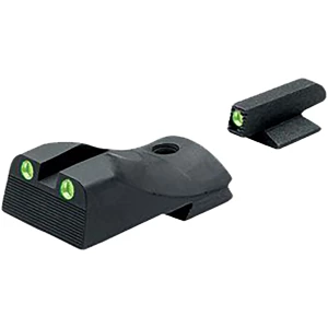 Kimber Mfg.,inc ML11212 1911 Slant Fixed Night Sight Set Green/Tritium Black Outline Front Sight-Green/Tritium Black Outline Rear Sight