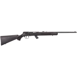 Savage Mark II-F rifle, 21 SHARP, 21in blued button-rifled barrel, black synthetic stock
