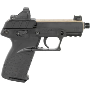 Kel-Tec P17 tan/black .22 LR optic-ready pistol with Viridian RFX11 and holster, 3.80 in barrel