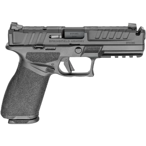 Springfield Armory Echelon Comp 9mm 4.5 inch black pistol with integral compensator