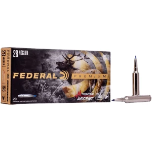 Federal Premium Terminal Ascent .28 Nosler 155 gr 20-round box ammunition