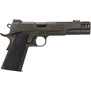 Kimber Rampart 1911 9mm pistol 5in OD Green Cerakote with Black Lok G10 grips