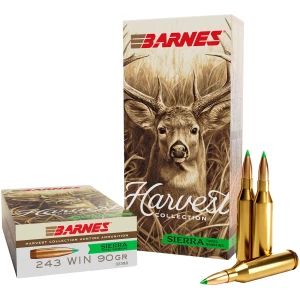 Barnes Harvest .243 Win 90gr Sierra Tipped GameKing 20rd box