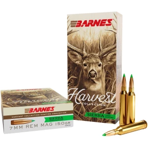 Barnes Harvest 7mm Rem Mag 150 gr Sierra Tipped GameKing 20-round box