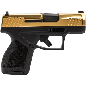 Taurus GX4 9mm pistol black frame gold PVD slide 3.06 inch barrel