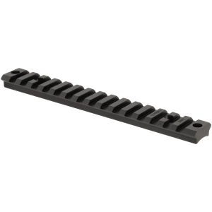 Warne Mountain Tech 20 MOA aluminum rail for Savage Axis, black anodized finish