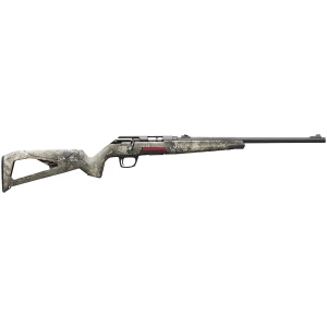 Winchester Xpert Strata bolt-action rifle with 18 inch barrel and TrueTimber Strata camo stock