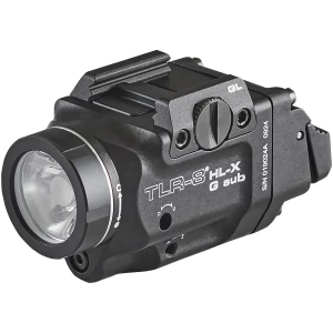 Streamlight TLR-8 HL-X G Sub 1,000-lumen rail-mounted light with green laser