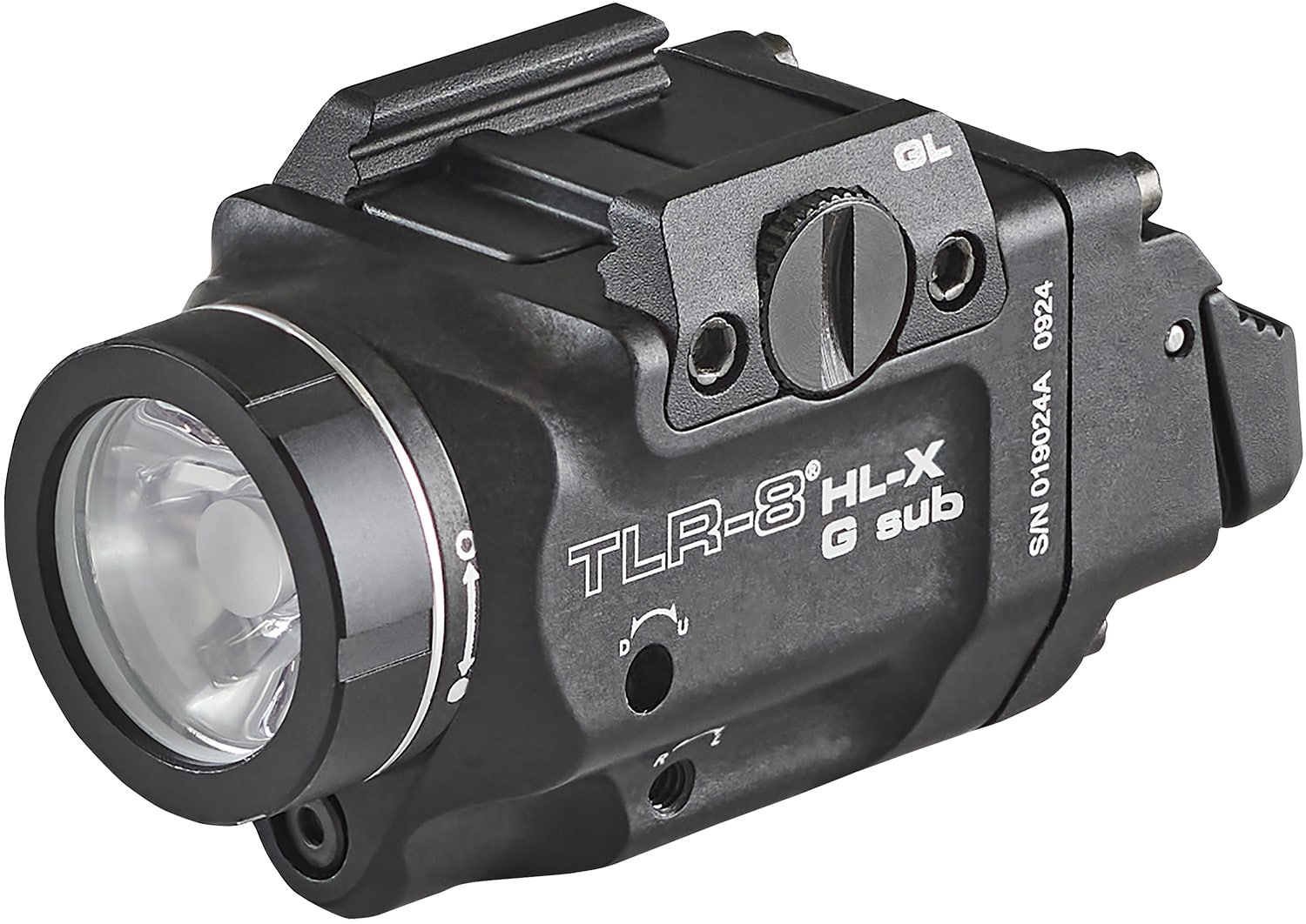 Streamlight TLR-8 HL-X G Sub 1,000-lumen rail-mounted light with green laser