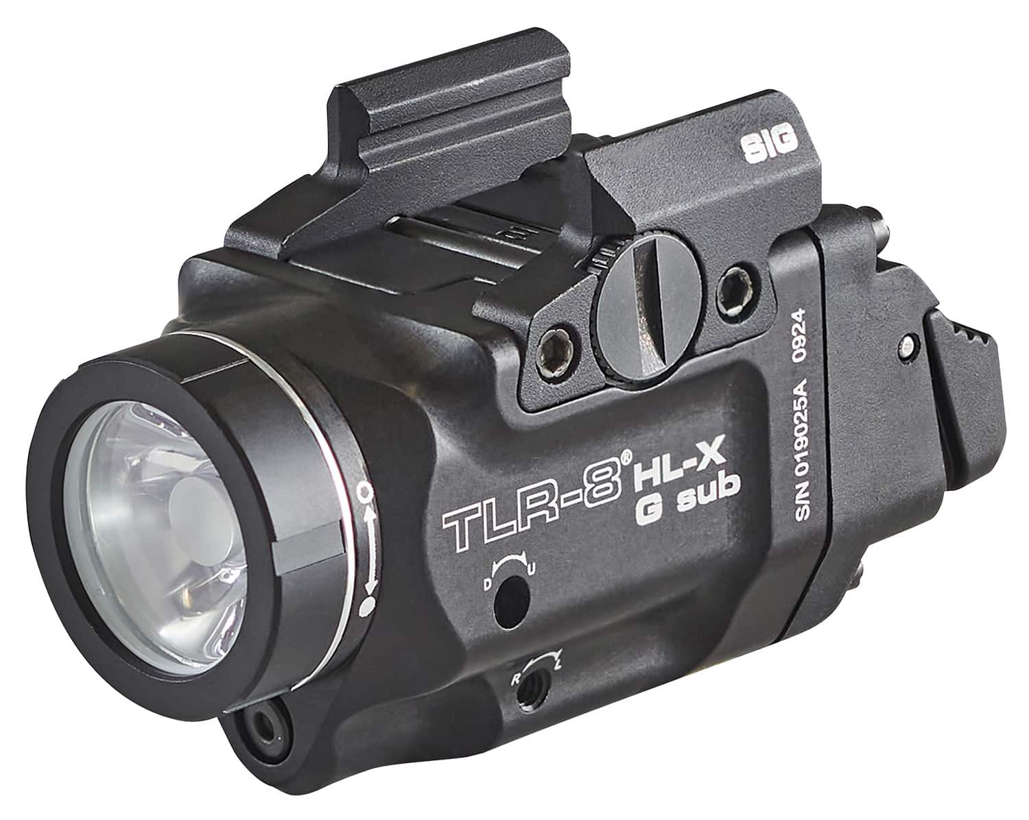 Streamlight TLR-8 HL-X G sub weapon light with integrated green laser