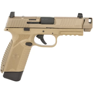 FN 545 MRD Comp .45 ACP pistol flat dark earth optic-ready compensated