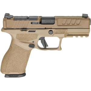 Springfield Armory Echelon 4.0C 9mm 4-inch FDE pistol, right-side view