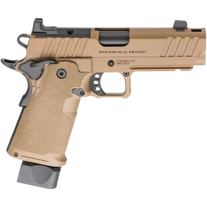Springfield Armory 1911 DS Prodigy Comp 9mm 4.25 inch Coyote Brown pistol
