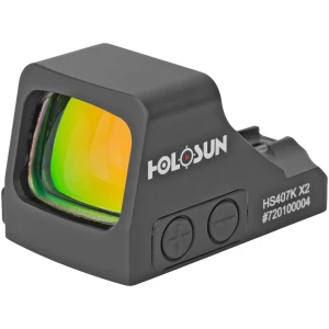 Holosun HE407K-GD-X2 red dot sight 6 MOA Gold Dot Black 1.60" 1 oz