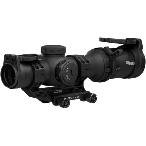 Sig Sauer Tango-MSR Compact 1-8x24 rifle scope in black with ALPHA-MSR cantilever mount
