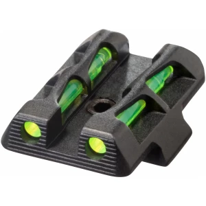 HiViz GLLW11 LiteWave Rear Sight for Glock 42/43 Green Fiber Optic Rear Sight