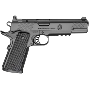 Springfield Armory 1911 TRP AOS .45 ACP 5in Black Cerakote pistol with Agency Optic System and three 8-round magazines