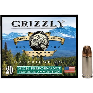 Grizzly Ammo GC 9mm Luger 115 gr Jacketed Hollow Point 20-round box
