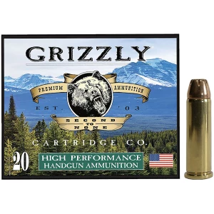 Grizzly Ammo GC38SP3 .38 Special 148 gr Jacketed Hollow Point 20 round box
