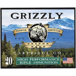 Grizzly Ammo GC357S3 .357 Sig 125gr FMJ Flat Point ammunition box