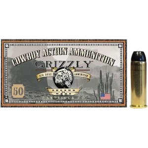 Grizzly Ammo GC44M2 .44 Rem Mag 200gr RNFP ammunition, 50 rounds per box
