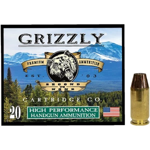 Grizzly Ammo GC45A2 .45 ACP 230gr Jacketed Hollow Point 20rd box