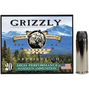 Grizzly Ammo GC45C4 45Colt 265 gr WFN Gas Check 20-count box