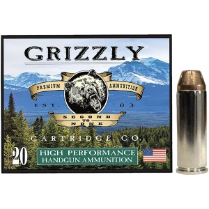 Grizzly Ammo 225gr Jacketed Hollow Point 20-round box