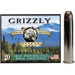 Grizzly Ammo 45-70 Government 350 gr bonded flat point ammunition box