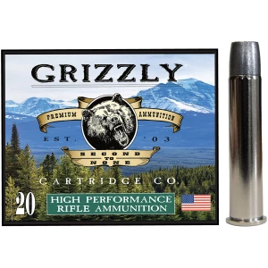 Grizzly Ammo GC45/70+P4 .45-70 Government 405 gr Bonded Flat Point 20/Box
