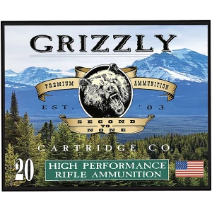 Box of Grizzly Ammo GC45/70+P7 .45-70 Government 420 gr Wide Long Nose Gas Check, 20 rounds per box