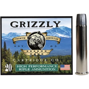 Grizzly Ammo 45-70 Government 460 gr Wide Long Nose Gas Check ammunition box