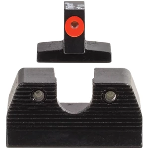Trijicon 600891 HD XR Night Sight Set Green Tritium/Orange Outline Front, Green Tritium Rear, Black Frame, Fits FN FNP/FNX