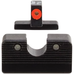 Trijicon 601000 HD XR Night Sight Set Green Tritium/Orange Outline Front, Green Tritium Rear, Black Frame, Fits FN 509