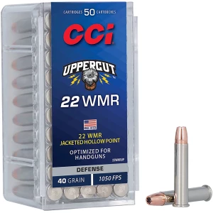 CCI Uppercut .22 WMR 40gr Jacketed Hollow Point ammunition 50-round box