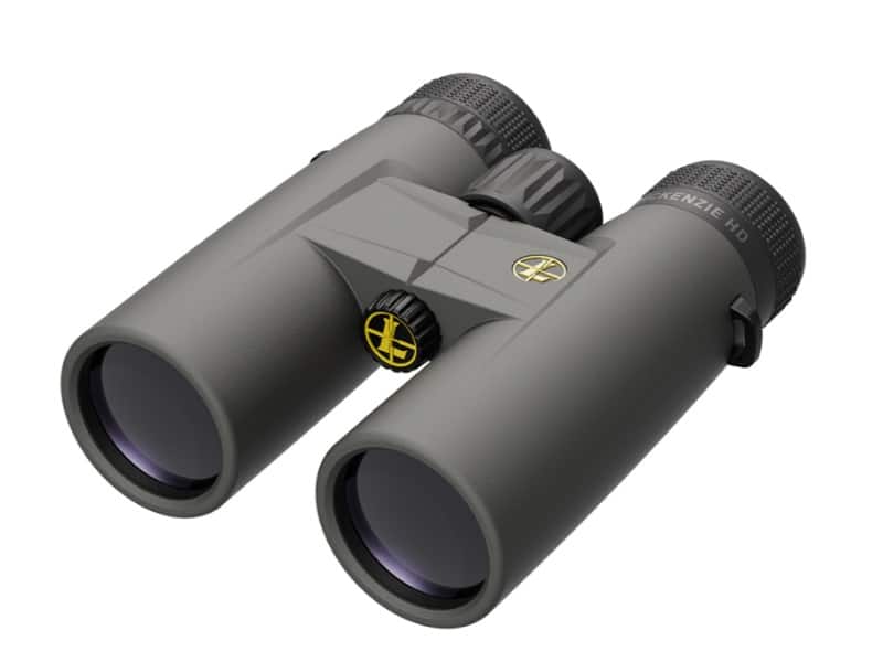 Leupold BX-1 McKenzie HD 8x42 binoculars in shadow gray, compact roof-prism design