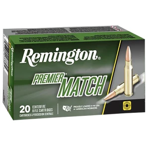 Remington Premier Match .308 Win 168 gr Sierra MatchKing BTHP 20-round box