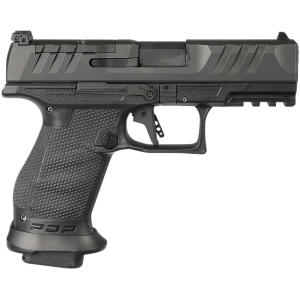 Walther PDP Pro E Compact 9mm 4.0in Optic Ready pistol, black with three 10-round magazines