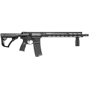 Daniel Defense DDM4V7 rifle with 16-inch barrel and EoTech 512 red dot in case