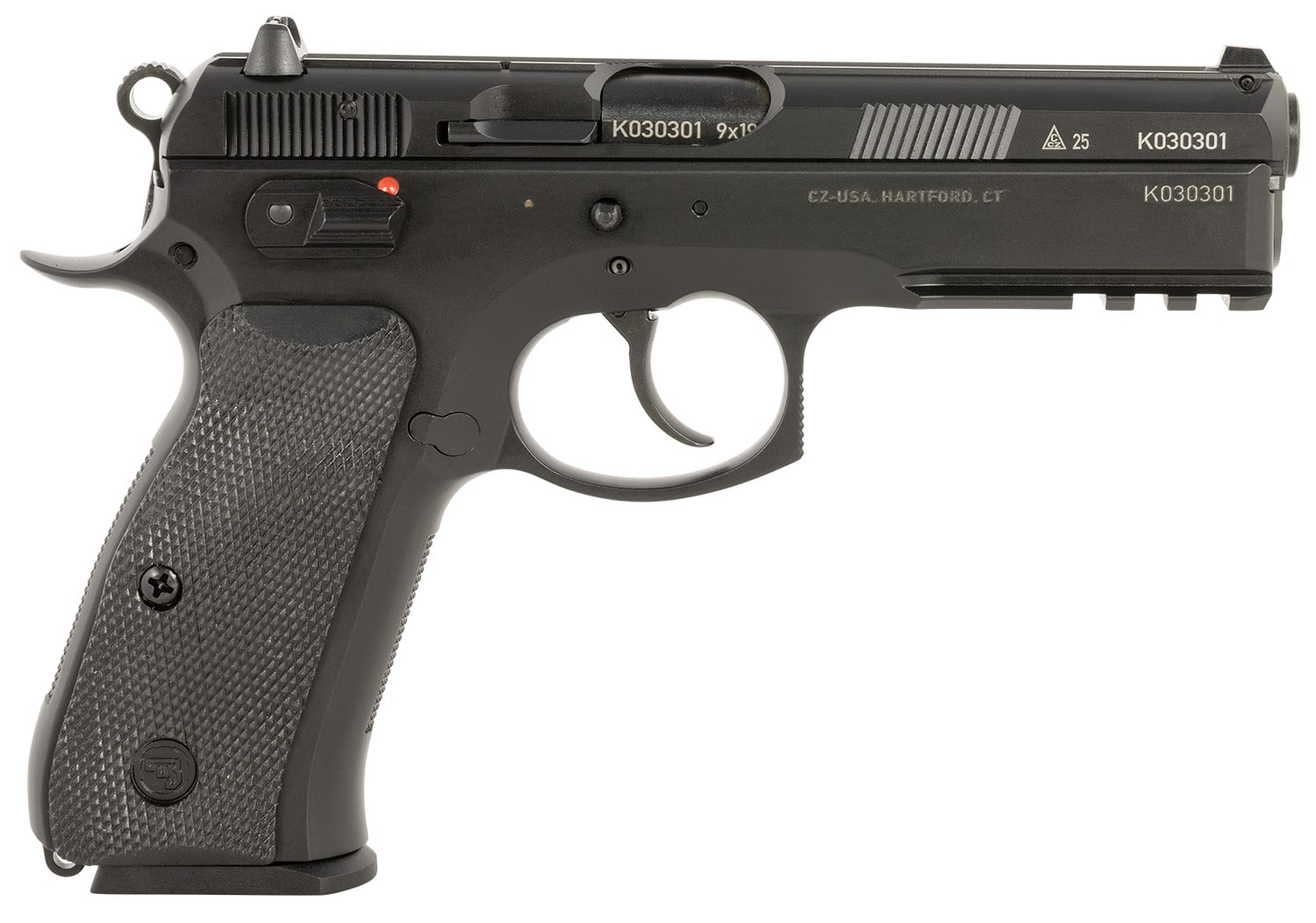 CZ-USA CZ 75 SP-01 50th Anniversary 9mm handgun with 4.60-inch barrel