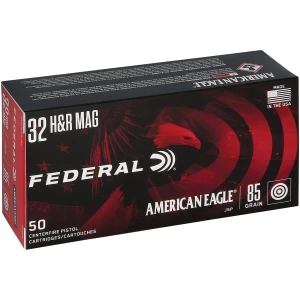 Federal American Eagle .32 H&R Magnum 85 gr Jacketed Soft Point 50-count box