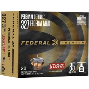 Federal Ammunition Hydra-Shok .327 Federal Magnum 85 gr JHP 20rd box