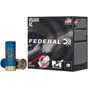 Federal Master Class 12ga 2-3/4in 1oz 7.5 shot shells 25 per box