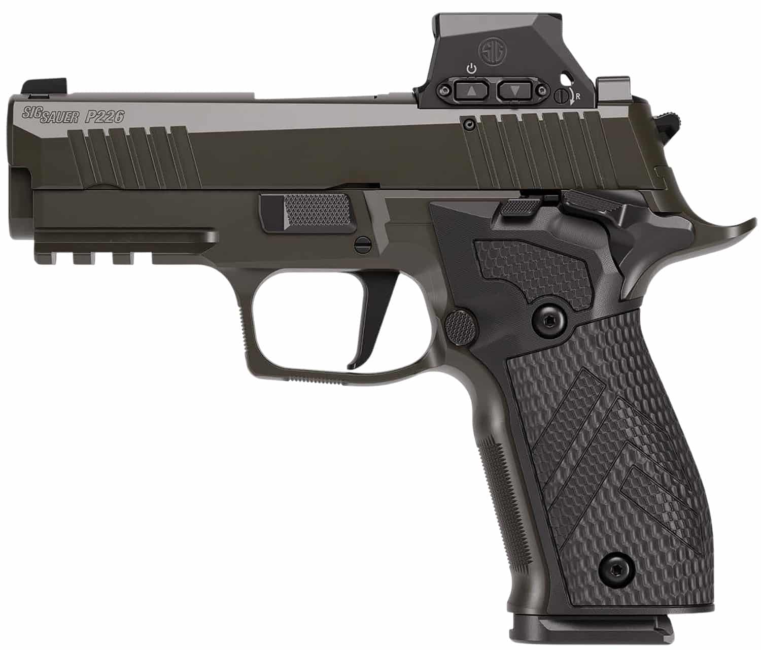 Sig Sauer P226 XCarry Legion 9mm 3.8in ROMEOX PRO, Legion gray Cerakote