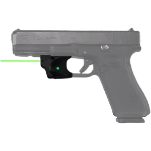 Viridian E-Series green laser trigger guard mount for Glock 17/19/34/45/47 in black