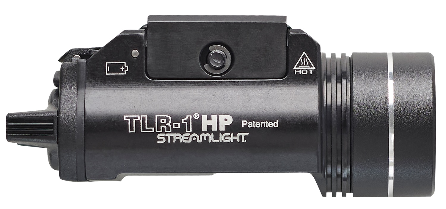 Streamlight TLR-1 HP 1000-lumen handgun and rail-mounted light in black