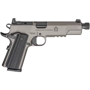 Springfield Armory 1911 Operator AOS .45 ACP threaded barrel Tungsten Gray VZ G10 grips