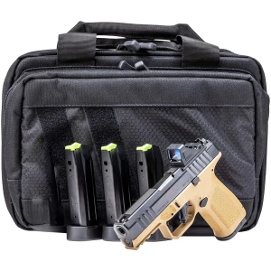 ROST MARTIN RM1C 9mm pistol in Flat Dark Earth with Viridian RFX11 sight